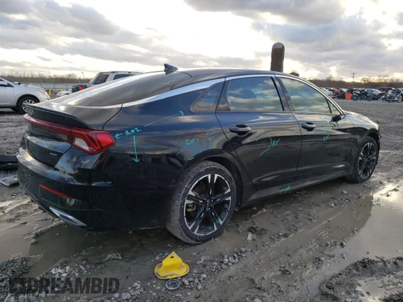 ✅ 2022 Kia K5 GT-Line • VIN: 5XXG64J24NG104808 • Лот: 82522883. Опубліковано раніше на Copart з пробігом 31 096 миль. Безкоштовний доступ до архіву аукціонних продажів зі США та докладний звіт про історію автомобіля на DreamBid. Зображення 3.