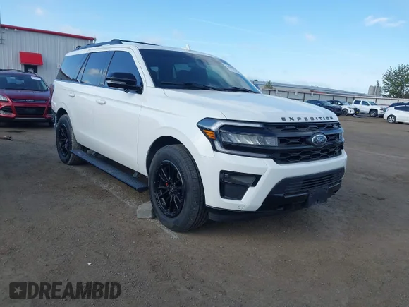 ✅ 2023 Ford Expedition Limited • VIN: 1FMJU2AG4PEA18607 • Lot: 44965989. Listed on IAAI with 50,580 mi. Free auction sales archive from the USA and detailed vehicle history report at DreamBid. Image 1.