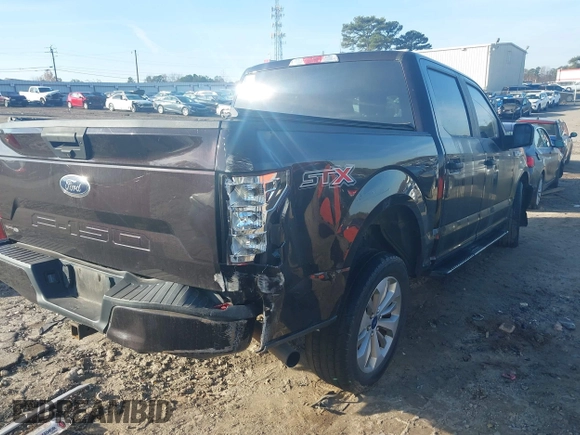 ✅ 2018 Ford F-150 XL • VIN: 1FTEW1C50JFA26307 • Lot: 41091268. Wystawiony na IAAI z przebiegiem 129 012 mil. Bezpłatny archiwum sprzedaży aukcyjnych z USA i szczegółowy raport historii pojazdu na DreamBid. Zdjęcie 4.