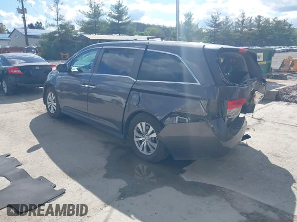 ✅ 2016 Honda Odyssey EX-L • VIN: 5FNRL5H65GB012774 • Lot: 44879054. Listed on IAAI with 120,871 mi. Free auction sales archive from the USA and detailed vehicle history report at DreamBid. Image 3.