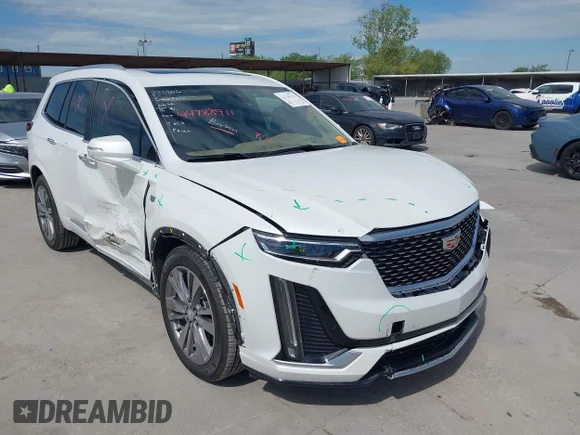 ✅ 2024 Cadillac XT6 FWD Premium Luxury • VIN: 1GYKPERS4RZ737355 • Lot: 44788911. Listed on IAAI with 10,239 mi. Free auction sales archive from the USA and detailed vehicle history report at DreamBid. Image 1.