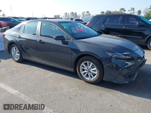 ✅ 2026 Toyota Camry Nightshade • VIN: 4T1DAACKXTU673842 • Lot: 45158061. Listed on IAAI with 9,074 mi. Free auction sales archive from the USA and detailed vehicle history report at DreamBid. Image 1.