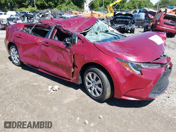 ✅ 2022 Toyota Corolla LE • VIN: JTDEPMAE0NJ217519 • Lot: 45400238. Listed on IAAI with Not provided. Free auction sales archive from the USA and detailed vehicle history report at DreamBid. Image 1.