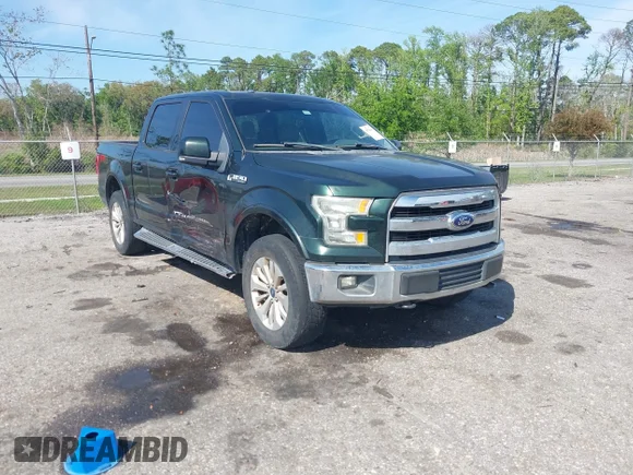 ✅ 2015 Ford F-150 Lariat • VIN: 1FTEW1EF1FFB46257 • Lot: 44758680. Wystawiony na IAAI z przebiegiem 127 906 mil. Bezpłatny archiwum sprzedaży aukcyjnych z USA i szczegółowy raport historii pojazdu na DreamBid. Zdjęcie 1.