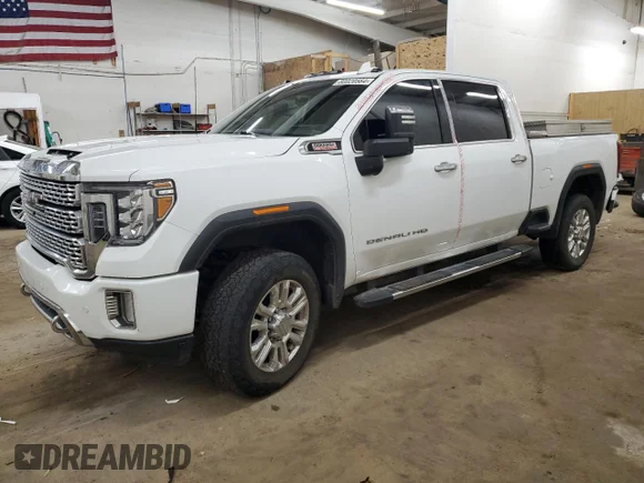 ✅ 2022 GMC Sierra 2500HD Denali • VIN: 1GT49REY9NF543684 • Lot: 80020564. Listed on Copart with 90,191 mi. Free auction sales archive from the USA and detailed vehicle history report at DreamBid. Image 1.
