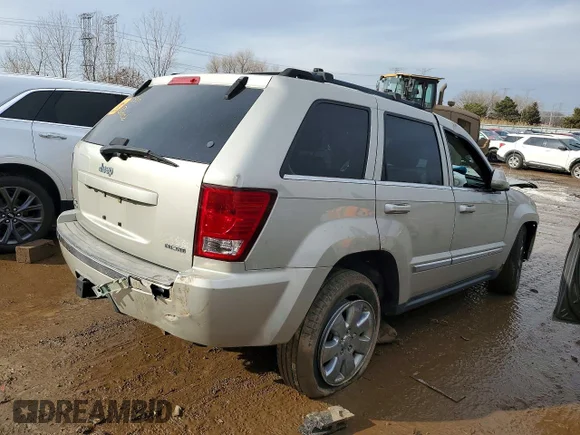 ✅ 2008 Jeep Grand Cherokee Limited • VIN: 1J8HR58258C184219 • Лот: 77993575. Опубликован ранее на Copart с пробегом Не указан. Бесплатный доступ к архиву аукционных продаж из США и подробный отчёт об истории автомобиля на DreamBid. Изображение 3.