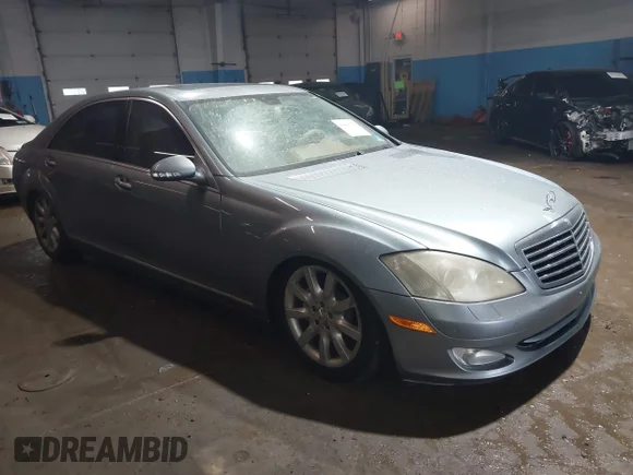 ✅ 2007 Mercedes-Benz S 550 • VIN: WDDNG71XX7A079046 • Lot: 44418554. Listed on IAAI with 178,197 mi. Free auction sales archive from the USA and detailed vehicle history report at DreamBid. Image 1.