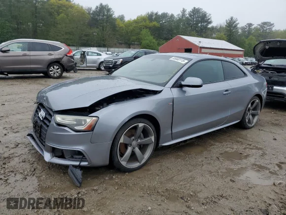 ✅ 2015 Audi A5 Premium Plus • VIN: WAUMFAFR3FA030329 • Лот: 55660115. Опубликован ранее на Copart с пробегом 60 506 миль. Бесплатный доступ к архиву аукционных продаж из США и подробный отчёт об истории автомобиля на DreamBid. Изображение 1.
