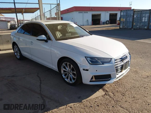 ✅ 2019 Audi A4 Premium • VIN: WAUGMAF48KA037262 • Лот: 44881038. Опубликован ранее на IAAI с пробегом 84 946 миль. Бесплатный доступ к архиву аукционных продаж из США и подробный отчёт об истории автомобиля на DreamBid. Изображение 1.