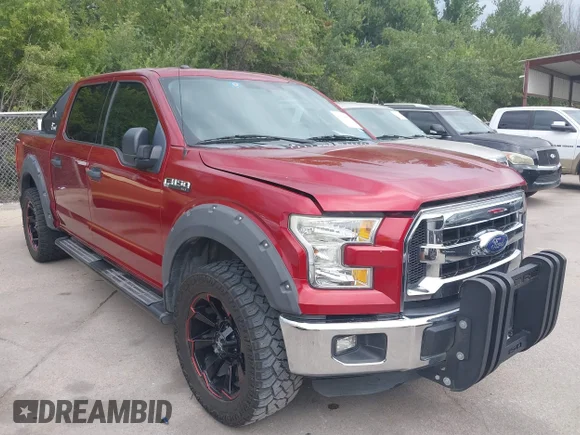✅ 2016 Ford F-150 XL • VIN: 1FTEW1CF4GFA87967 • Lot: 43034907. Listed on IAAI with 116,857 mi. Free auction sales archive from the USA and detailed vehicle history report at DreamBid. Image 1.