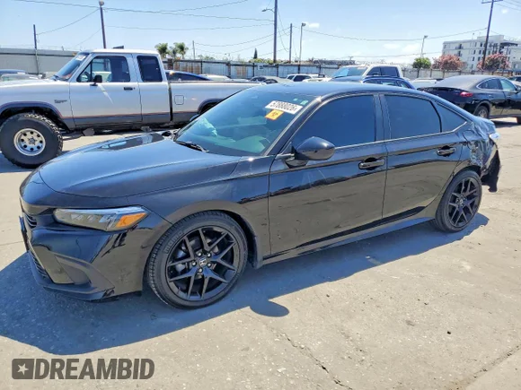 ✅ 2023 Honda Civic Sport • VIN: 2HGFE2F5XPH563302 • Lot: 57888026. Listed on Copart with 27,097 mi. Free auction sales archive from the USA and detailed vehicle history report at DreamBid. Image 1.