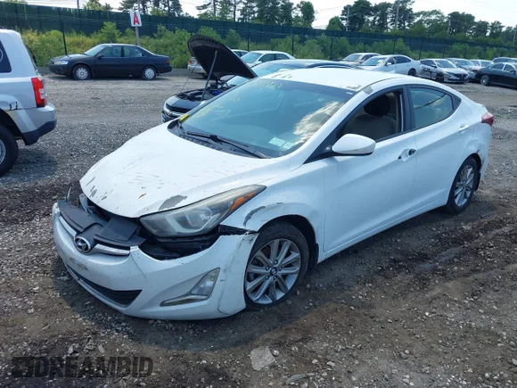 ✅ 2016 Hyundai Elantra SE • VIN: 5NPDH4AE7GH656043 • Lot: 45431943. Listed on IAAI with 211,288 mi. Free auction sales archive from the USA and detailed vehicle history report at DreamBid. Image 2.