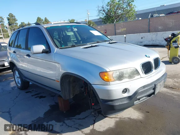 ✅ 2001 BMW X5 3.0i • VIN: WBAFA53521LM86545 • Lot: 44769549. Listed on IAAI with 172,725 mi. Free auction sales archive from the USA and detailed vehicle history report at DreamBid. Image 1.