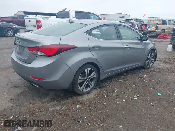 ✅ 2014 Hyundai Elantra Sport • VIN: KMHDH4AH6EU063217 • Lot: 44652609. Wystawiony na IAAI z przebiegiem 177 156 mil. Bezpłatny archiwum sprzedaży aukcyjnych z USA i szczegółowy raport historii pojazdu na DreamBid. Zdjęcie 4.