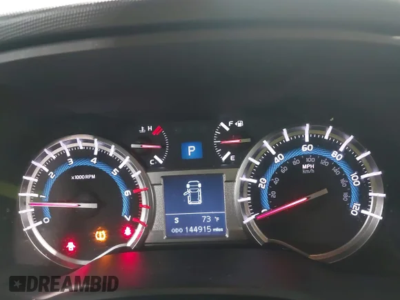 ✅ 2016 Toyota 4Runner Trail • VIN: JTEBU5JR2G5281671 • Lot: 45456074. Listed on IAAI with 144,915 mi. Free auction sales archive from the USA and detailed vehicle history report at DreamBid. Image 7.