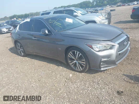 ✅ 2018 Infiniti Q50 Luxe • VIN: JN1EV7AR0JM445025 • Лот: 45480269. Опубліковано раніше на IAAI з пробігом 48 822 миль. Безкоштовний доступ до архіву аукціонних продажів зі США та докладний звіт про історію автомобіля на DreamBid. Зображення 1.