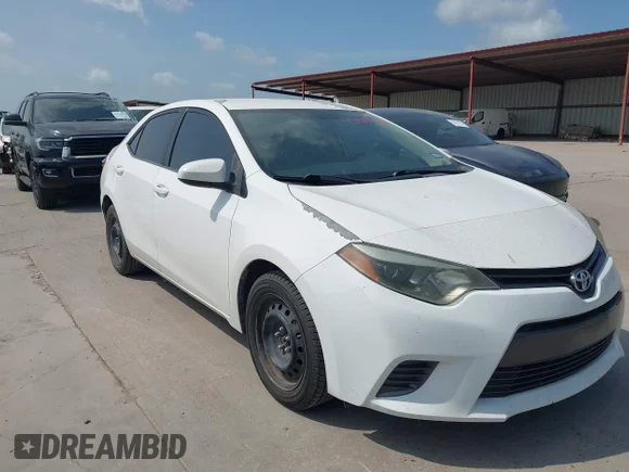 ✅ 2015 Toyota Corolla S Plus • VIN: 5YFBURHE0FP341432 • Lot: 45468420. Wystawiony na IAAI z przebiegiem 134 281 mil. Bezpłatny archiwum sprzedaży aukcyjnych z USA i szczegółowy raport historii pojazdu na DreamBid. Zdjęcie 1.