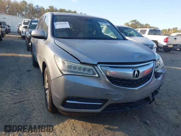 ✅ 2016 Acura MDX Technology • VIN: 5FRYD3H68GB007659 • Лот: 43989110. Опубликован ранее на IAAI с пробегом 155 954 миль. Бесплатный доступ к архиву аукционных продаж из США и подробный отчёт об истории автомобиля на DreamBid. Изображение 1.