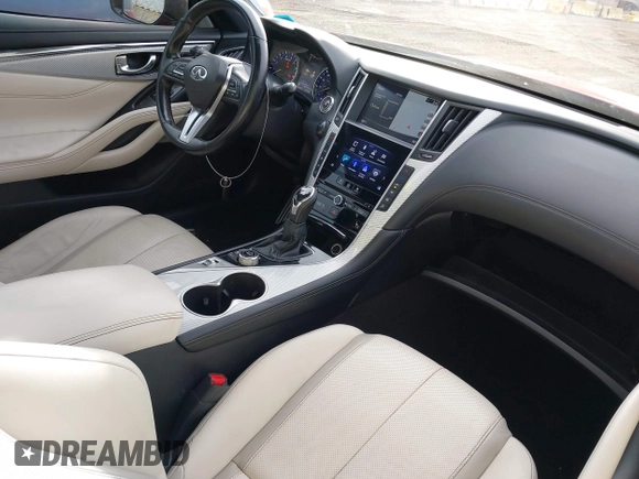 ✅ 2019 Infiniti Q60 Red Sport 400 • VIN: JN1FV7EL4KM440714 • Lot: 43685931. Wystawiony na IAAI z przebiegiem 65 734 mil. Bezpłatny archiwum sprzedaży aukcyjnych z USA i szczegółowy raport historii pojazdu na DreamBid. Zdjęcie 5.