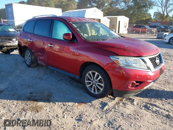 ✅ 2016 Nissan Pathfinder SV • VIN: 5N1AR2MN6GC640164 • Lot: 43472827. Listed on IAAI with 176,062 mi. Free auction sales archive from the USA and detailed vehicle history report at DreamBid. Image 1.