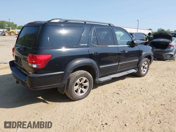 ✅ 2005 Toyota Sequoia Limited • VIN: 5TDZT38AX5S242764 • Lot: 44924525. Wystawiony na IAAI z przebiegiem 325 369 mil. Bezpłatny archiwum sprzedaży aukcyjnych z USA i szczegółowy raport historii pojazdu na DreamBid. Zdjęcie 4.