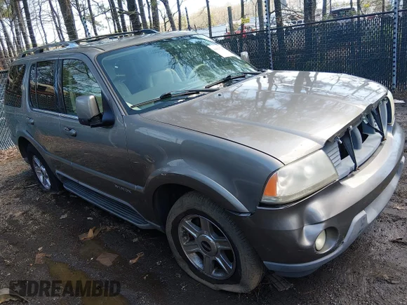 ✅ 2004 Lincoln Aviator Luxury • VIN: 5LMEU68H44ZJ34155 • Lot: 44621728. Listed on IAAI with 90,982 mi. Free auction sales archive from the USA and detailed vehicle history report at DreamBid. Image 1.