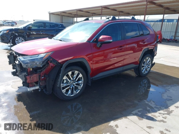 ✅ 2022 Toyota RAV4 XLE Premium • VIN: 2T3C1RFV4NW197646 • Lot: 44505989. Wystawiony na IAAI z przebiegiem 51 391 mil. Bezpłatny archiwum sprzedaży aukcyjnych z USA i szczegółowy raport historii pojazdu na DreamBid. Zdjęcie 2.