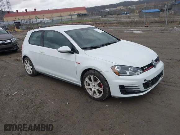 ✅ 2016 Volkswagen Golf GTI S • VIN: 3VWYT7AU5GM025565 • Lot: 44642620. Wystawiony na IAAI z przebiegiem 93 481 mil. Bezpłatny archiwum sprzedaży aukcyjnych z USA i szczegółowy raport historii pojazdu na DreamBid. Zdjęcie 1.