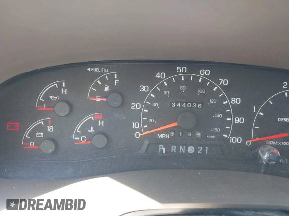 ✅ 2000 Ford Excursion Limited • VIN: 1FMNU42F2YEC63426 • Lot: 43176896. Listed on IAAI with 344,036 mi. Free auction sales archive from the USA and detailed vehicle history report at DreamBid. Image 7.