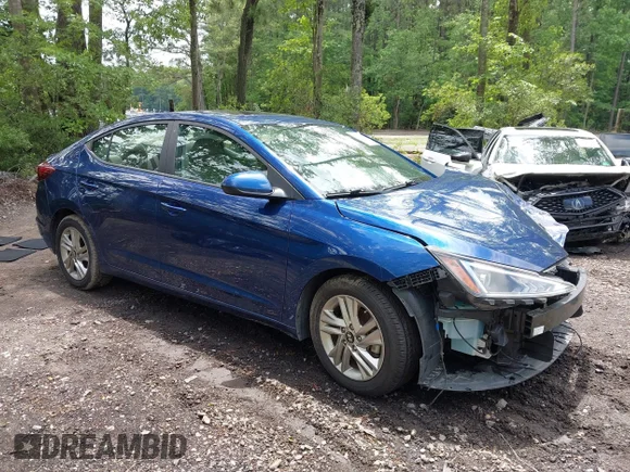 ✅ 2019 Hyundai Elantra SEL • VIN: 5NPD84LF2KH441846 • Lot: 45219065. Listed on IAAI with 55,842 mi. Free auction sales archive from the USA and detailed vehicle history report at DreamBid. Image 1.