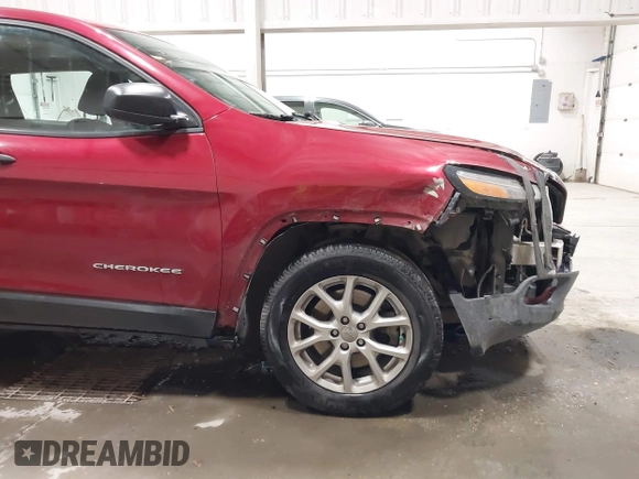 ✅ 2017 Jeep Cherokee Sport • VIN: 1C4PJLAS9HD216477 • Лот: 42078592. Опубликован ранее на IAAI с пробегом 109 973 миль. Бесплатный доступ к архиву аукционных продаж из США и подробный отчёт об истории автомобиля на DreamBid. Изображение 6.