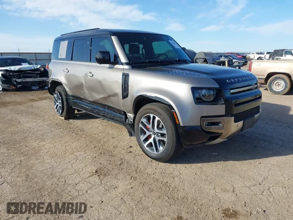 ✅ 2023 Land Rover Defender X • VIN: SALEX7EU1P2148879 • Лот: 41770581. Опубликован ранее на IAAI с пробегом 32 831 миль. Бесплатный доступ к архиву аукционных продаж из США и подробный отчёт об истории автомобиля на DreamBid. Изображение 1.