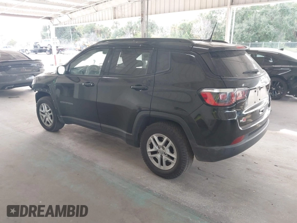 ✅ 2018 Jeep Compass Sport • VIN: 3C4NJCAB5JT250780 • Lot: 43824630. Listed on IAAI with 145,687 mi. Free auction sales archive from the USA and detailed vehicle history report at DreamBid. Image 3.