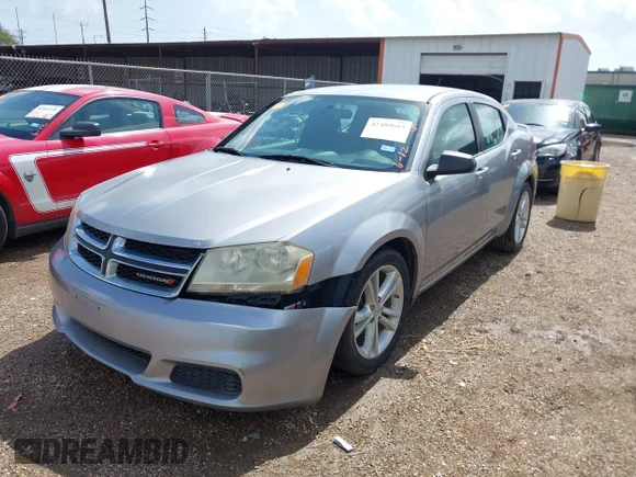✅ 2013 Dodge Avenger SE V6 • VIN: 1C3CDZAG9DN532586 • Lot: 42489615. Listed on IAAI with 158,702 mi. Free auction sales archive from the USA and detailed vehicle history report at DreamBid. Image 2.