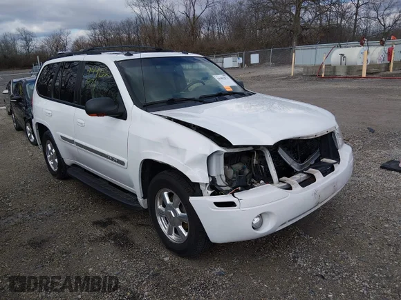 ✅ 2004 GMC Envoy SLE • VIN: 1GKDT13S342124628 • Lot: 44402871. Listed on IAAI with 159,563 mi. Free auction sales archive from the USA and detailed vehicle history report at DreamBid. Image 1.