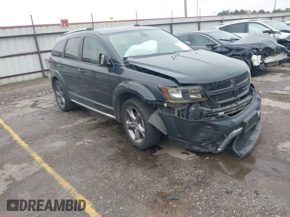 ✅ 2018 Dodge Journey Crossroad • VIN: 3C4PDCGB4JT141394 • Lot: 45059748. Listed on IAAI with 125,273 mi. Free auction sales archive from the USA and detailed vehicle history report at DreamBid. Image 1.