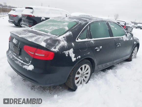 ✅ 2013 Audi A4 Premium • VIN: WAUBFAFLXDN029378 • Лот: 41570040. Опубліковано раніше на IAAI з пробігом 232 758 миль. Безкоштовний доступ до архіву аукціонних продажів зі США та докладний звіт про історію автомобіля на DreamBid. Зображення 4.