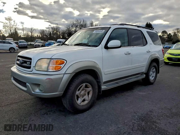 ✅ 2002 Toyota Sequoia SR5 • VIN: 5TDZT34A32S110303 • Лот: 99344445. Опубликован ранее на Copart с пробегом 288 739 миль. Бесплатный доступ к архиву аукционных продаж из США и подробный отчёт об истории автомобиля на DreamBid. Изображение 1.