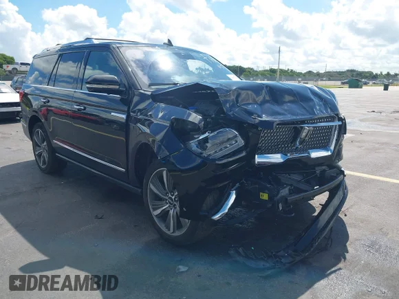 ✅ 2019 Lincoln Navigator Reserve • VIN: 5LMJJ2LT1KEL05346 • Lot: 43417006. Listed on IAAI with 122,138 mi. Free auction sales archive from the USA and detailed vehicle history report at DreamBid. Image 1.