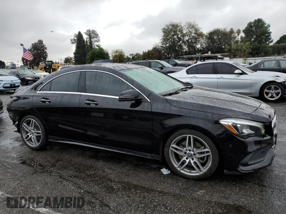 ✅ 2018 Mercedes-Benz CLA 250 • VIN: WDDSJ4EB7JN669528 • Lot: 69177812. Listed on Copart with 47,397 mi. Free auction sales archive from the USA and detailed vehicle history report at DreamBid. Image 4.
