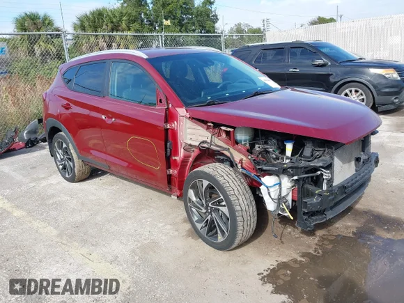 ✅ 2020 Hyundai Tucson SEL • VIN: KM8J33AL3LU132636 • Lot: 44090456. Listed on IAAI with 73,979 mi. Free auction sales archive from the USA and detailed vehicle history report at DreamBid. Image 1.