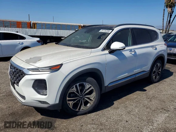 ✅ 2019 Hyundai Santa Fe Ultimate • VIN: 5NMS53AA5KH036305 • Lot: 59735386. Listed on Copart with 148,948 mi. Free auction sales archive from the USA and detailed vehicle history report at DreamBid. Image 1.