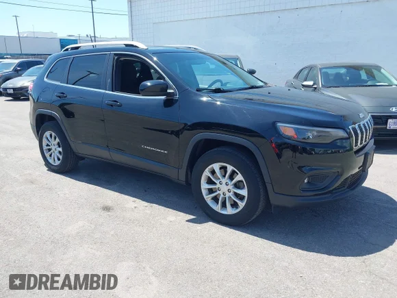 ✅ 2019 Jeep Cherokee Latitude • VIN: 1C4PJMCB4KD153685 • Lot: 45593038. Wystawiony na IAAI z przebiegiem 34 061 mil. Bezpłatny archiwum sprzedaży aukcyjnych z USA i szczegółowy raport historii pojazdu na DreamBid. Zdjęcie 1.