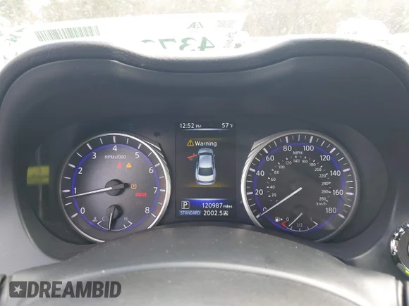 ✅ 2016 Infiniti Q50 Premium • VIN: JN1CV7AR6GM250515 • Лот: 43734822. Опубликован ранее на IAAI с пробегом 120 987 миль. Бесплатный доступ к архиву аукционных продаж из США и подробный отчёт об истории автомобиля на DreamBid. Изображение 7.