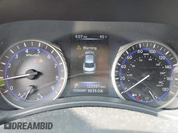 ✅ 2015 Infiniti Q50 • VIN: JN1BV7AR1FM396833 • Lot: 45663656. Wystawiony na IAAI z przebiegiem 122 087 mil. Bezpłatny archiwum sprzedaży aukcyjnych z USA i szczegółowy raport historii pojazdu na DreamBid. Zdjęcie 7.