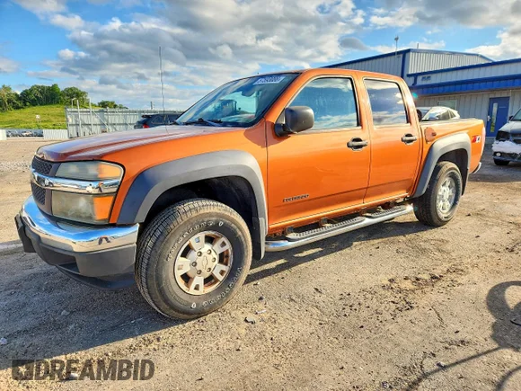 ✅ 2005 Chevrolet Colorado 1SE LS Z71 • VIN: 1GCDT136458245777 • Лот: 57593086. Опубліковано раніше на Copart з пробігом 129 276 миль. Безкоштовний доступ до архіву аукціонних продажів зі США та докладний звіт про історію автомобіля на DreamBid. Зображення 1.