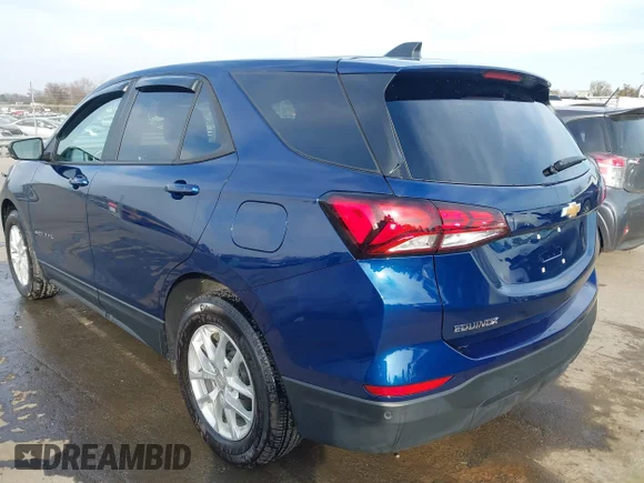 ✅ 2022 Chevrolet Equinox LS • VIN: 3GNAXHEV6NS179932 • Lot: 44515933. Wystawiony na IAAI z przebiegiem 14 791 mil. Bezpłatny archiwum sprzedaży aukcyjnych z USA i szczegółowy raport historii pojazdu na DreamBid. Zdjęcie 3.