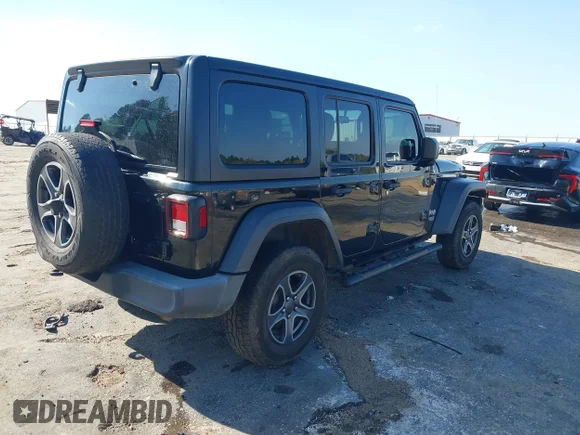 ✅ 2018 Jeep Wrangler Unlimited Sport S • VIN: 1C4HJXDG9JW300361 • Lot: 44641435. Wystawiony na IAAI z przebiegiem 143 304 mil. Bezpłatny archiwum sprzedaży aukcyjnych z USA i szczegółowy raport historii pojazdu na DreamBid. Zdjęcie 4.