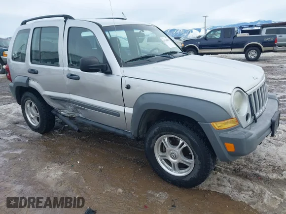 ✅ 2005 Jeep Liberty Sport • VIN: 1J4GL48K45W621923 • Lot: 41516030. Listed on IAAI with 86,414 mi. Free auction sales archive from the USA and detailed vehicle history report at DreamBid. Image 1.