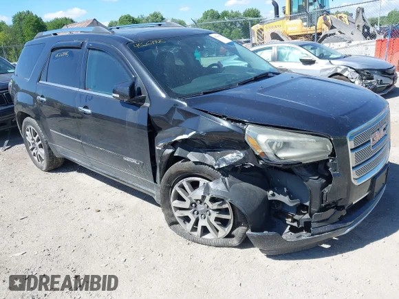✅ 2013 GMC Acadia Denali • VIN: 1GKKVTKDXDJ213361 • Lot: 45269945. Wystawiony na IAAI z przebiegiem 120 181 mil. Bezpłatny archiwum sprzedaży aukcyjnych z USA i szczegółowy raport historii pojazdu na DreamBid. Zdjęcie 1.